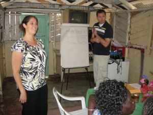 2 SU grad students lead a workshop on inclusion for teachers in Kenya